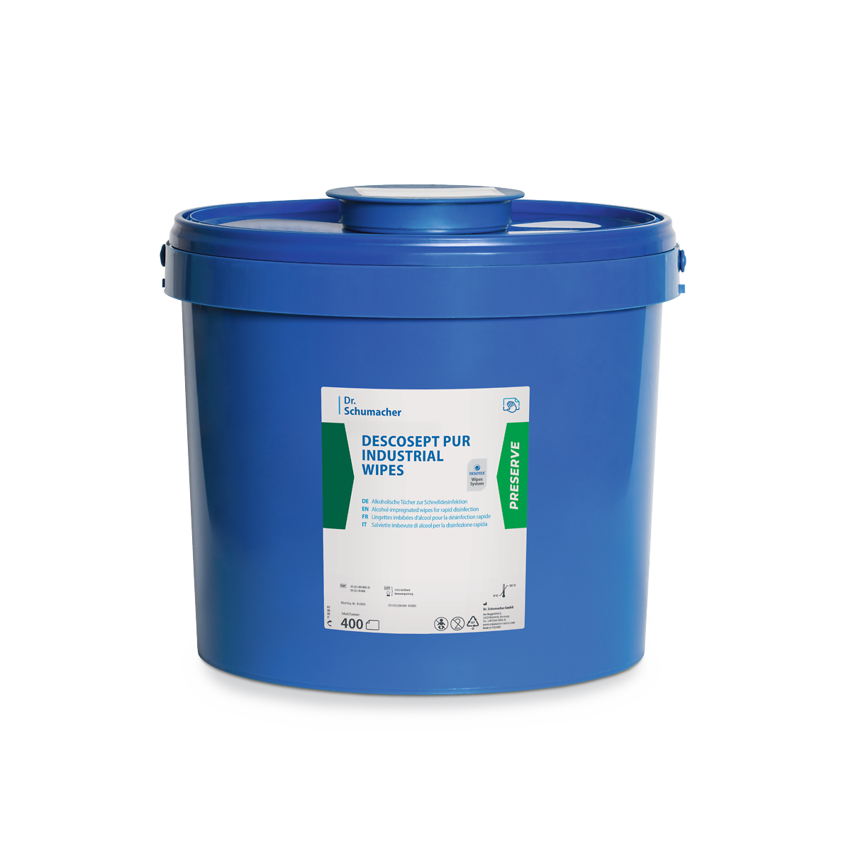 DESCOSEPT PUR INDUSTRIAL WIPES 400 Tücher (Vliestuchspender)