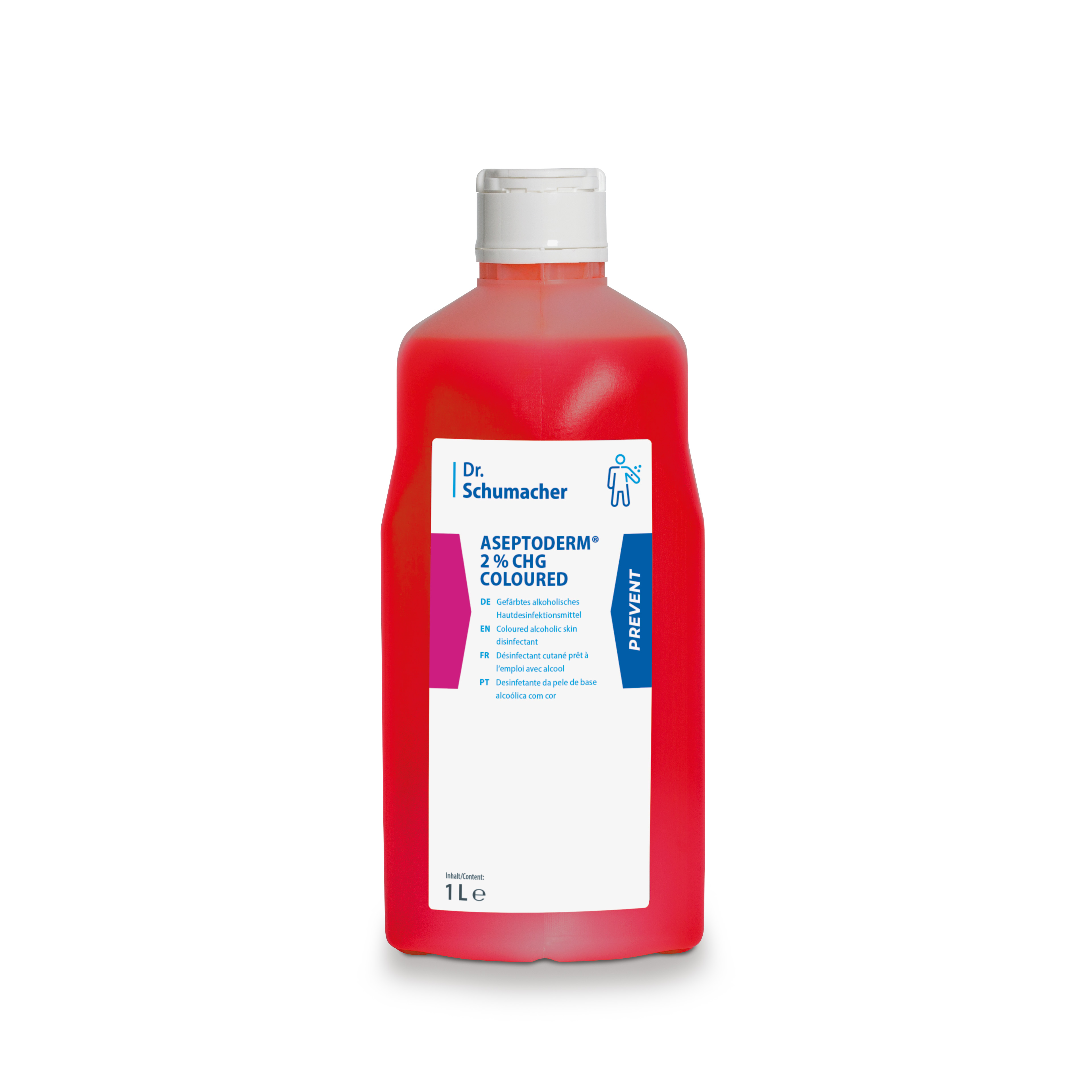 ASEPTODERM 2 % CHG COLOURED 1 L (Flasche)