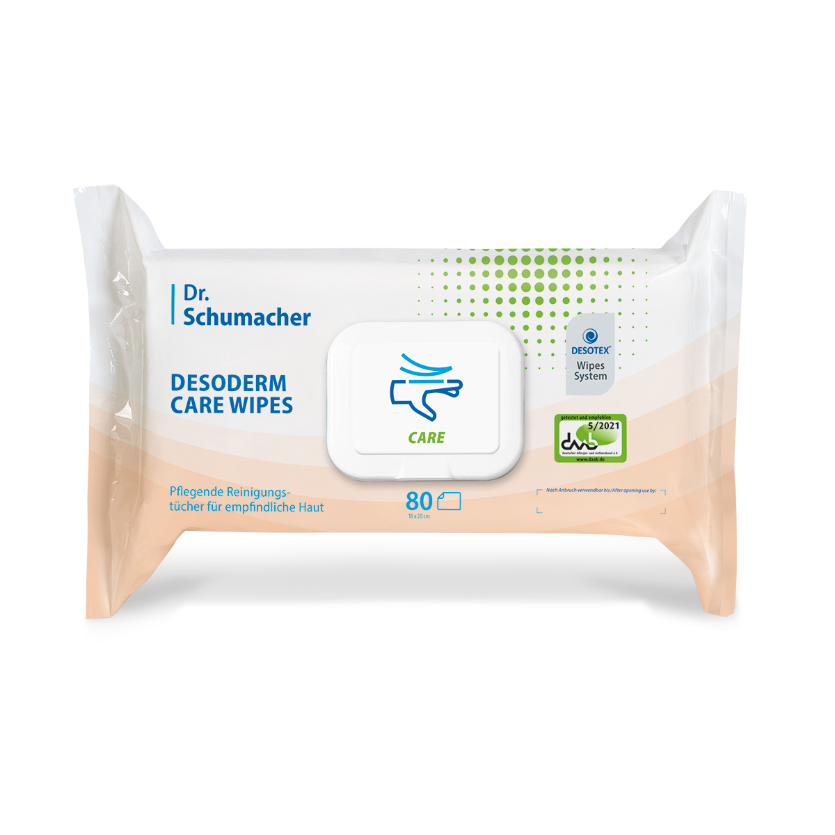 DESODERM CARE WIPES 80 Tücher (Packung)