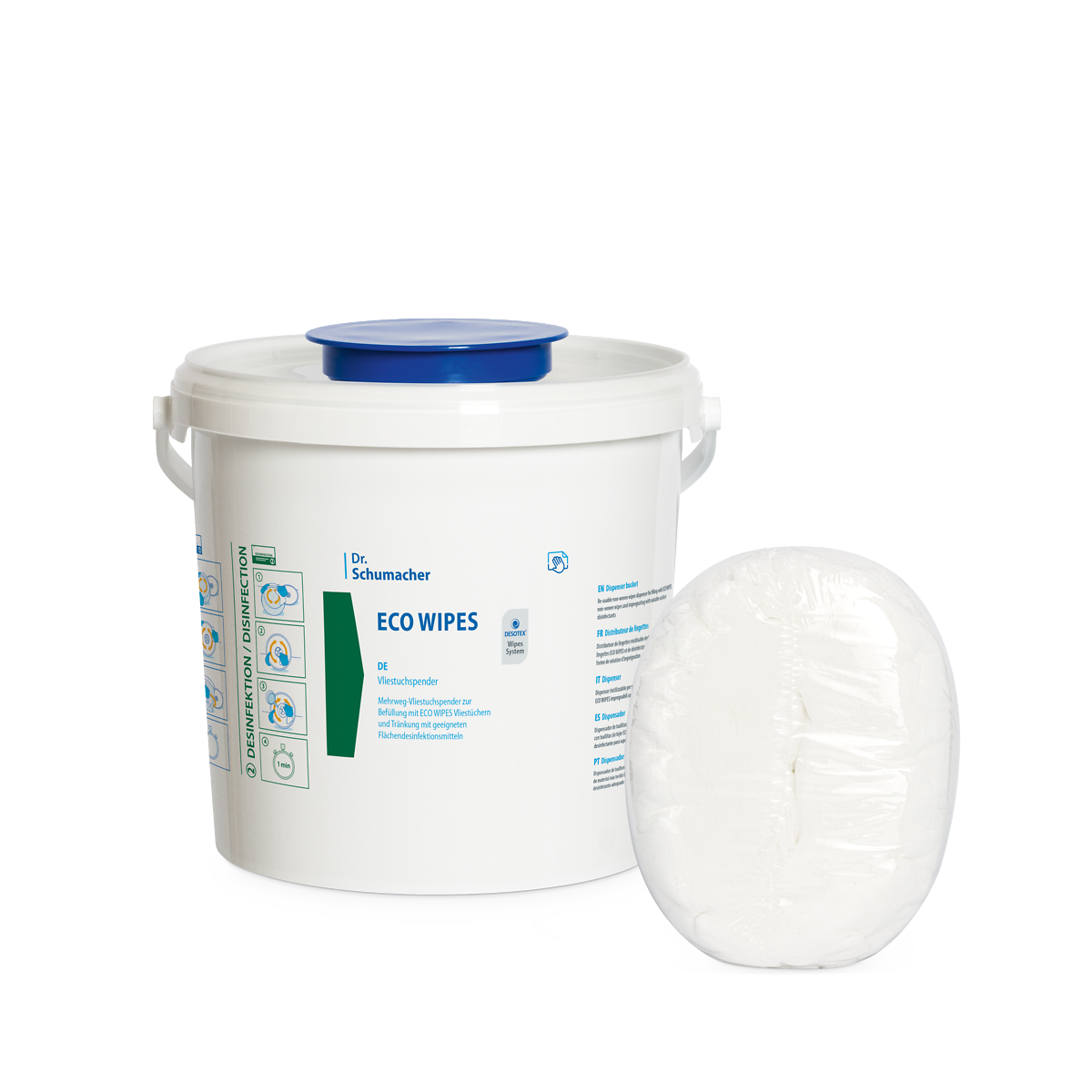 ECO WIPES Compact 6 x 110 Tücher (Tücherrolle)