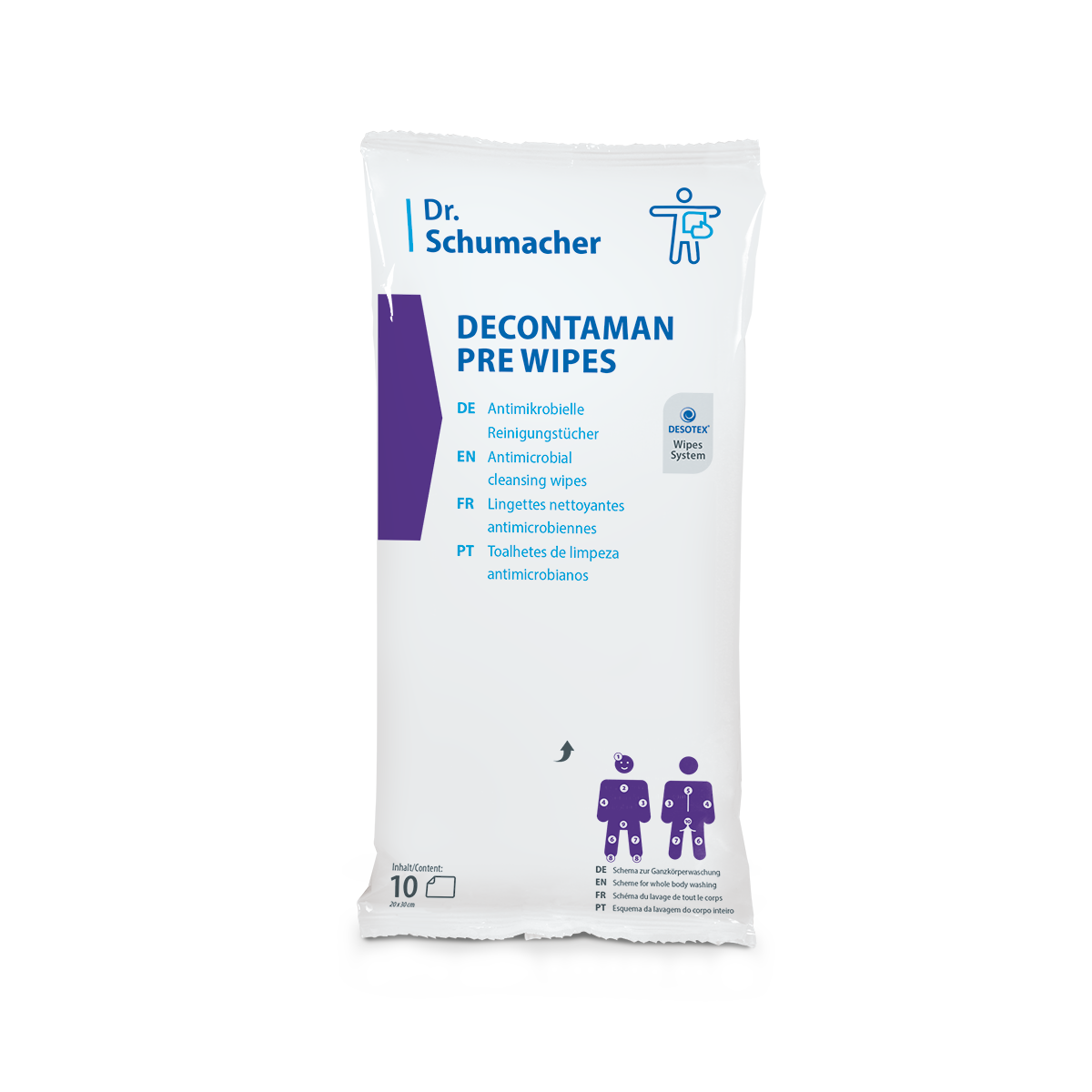 DECONTAMAN PRE WIPES