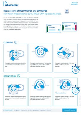 Preview work instruction reprocessing of DESCO WIPES and ECO WIPES